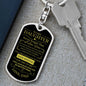 To My Daughter / How Special You Are / Love, Dad / Dog Tag Keychain