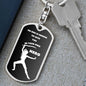 Be Your Own Hero / Gift for Her / Dog Tag Keychain