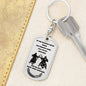 Call on Me Brother / Dog Tag Keychain