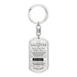 To My Daughter / How Special You Are / Love, Dad / Dog Tag Keychain