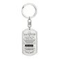 To My Daughter / How Special You Are / Love, Mom / Dog Tag Keychain