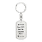 Be Safe Keychain/ Love Mom & Dad
