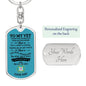 To My Vet / Coast Guard / Dog Tag Keychain