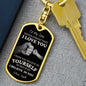 To My Son / I Love You / Love, Dad / Dog Tag Keychain
