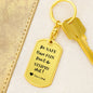 Be Safe Keychain/ Love Mom & Dad