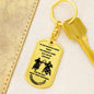 Call on Me Brother / Dog Tag Keychain