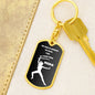 Be Your Own Hero / Gift for Her / Dog Tag Keychain