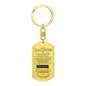 To My Daughter / How Special You Are / Love, Mom / Dog Tag Keychain
