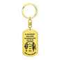 Call On Me Brother / Dog Tag Keychain
