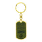 To My Son / Army- Just Go Forth / Dog Tag Keychain