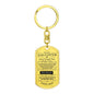 To My Daughter / How Special You Are / Love, Dad / Dog Tag Keychain
