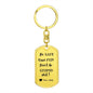 Be Safe Keychain/ Love Mom & Dad