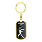Be Your Own Hero / Gift for Her / Dog Tag Keychain