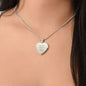 Forever be my Always / Engraved Heart Necklace