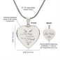 Remembrance / Engraved Heart Necklace