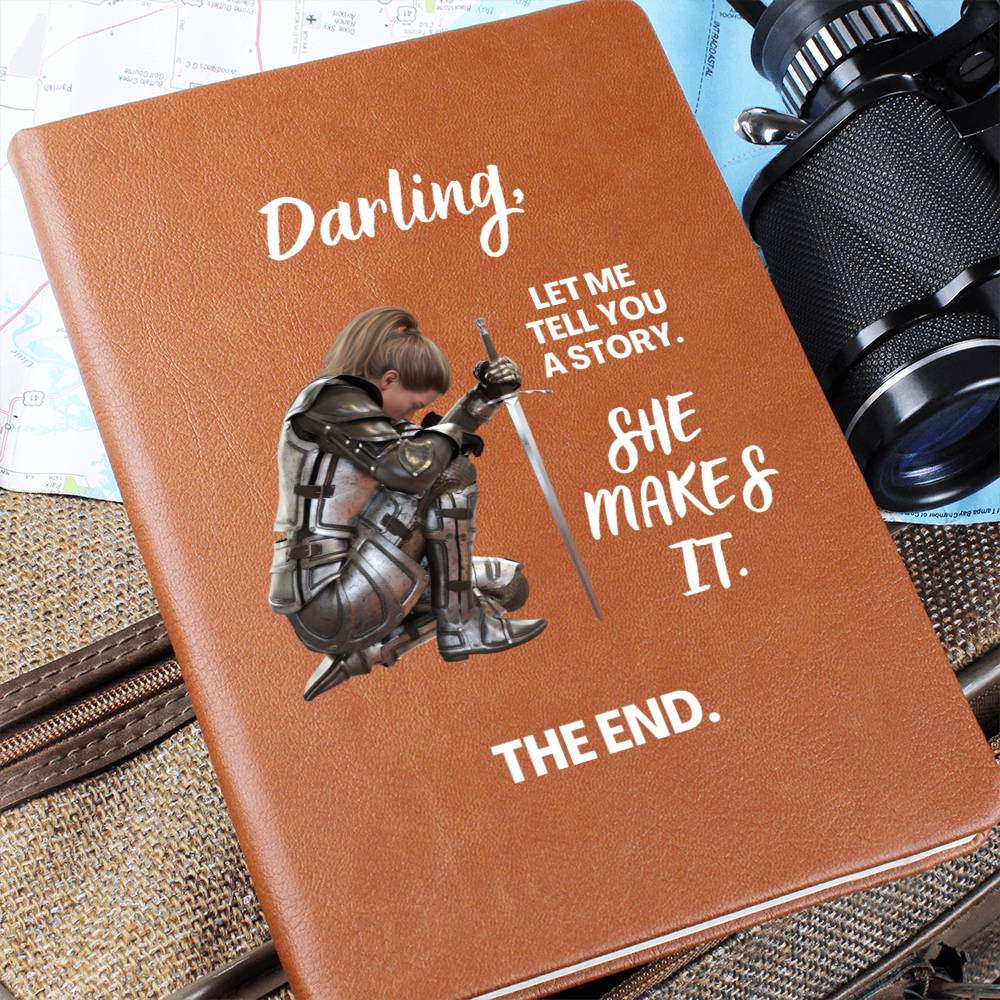 Darling "She Makes It" Leather Journal
