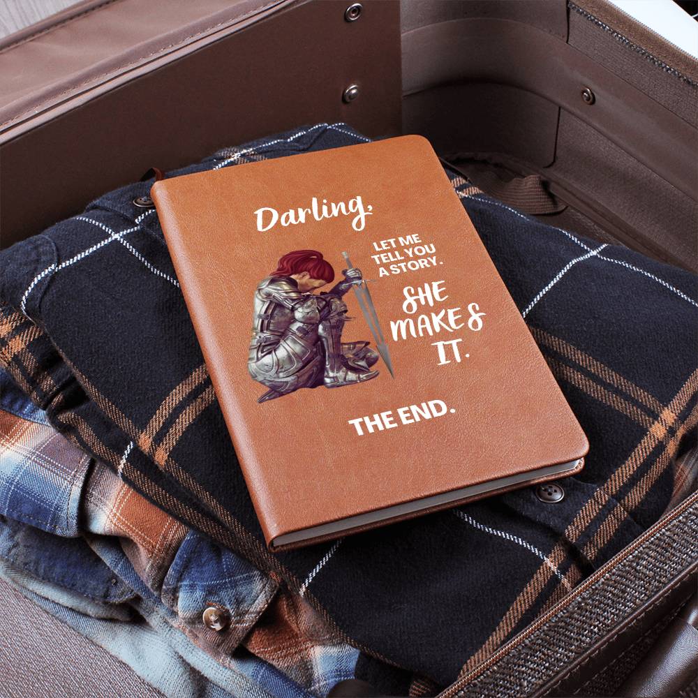Darling "She Makes It" Leather Journal