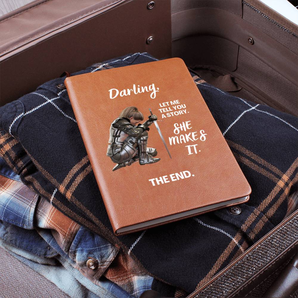 Darling "She Makes It" Leather Journal