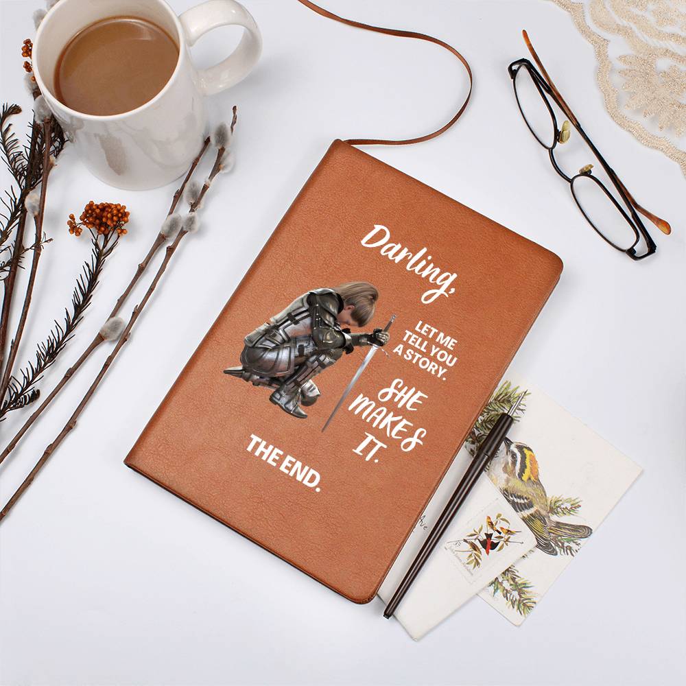 Darling "She Makes It" Leather Journal