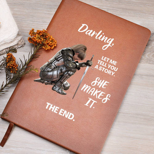 Darling "She Makes It" Leather Journal