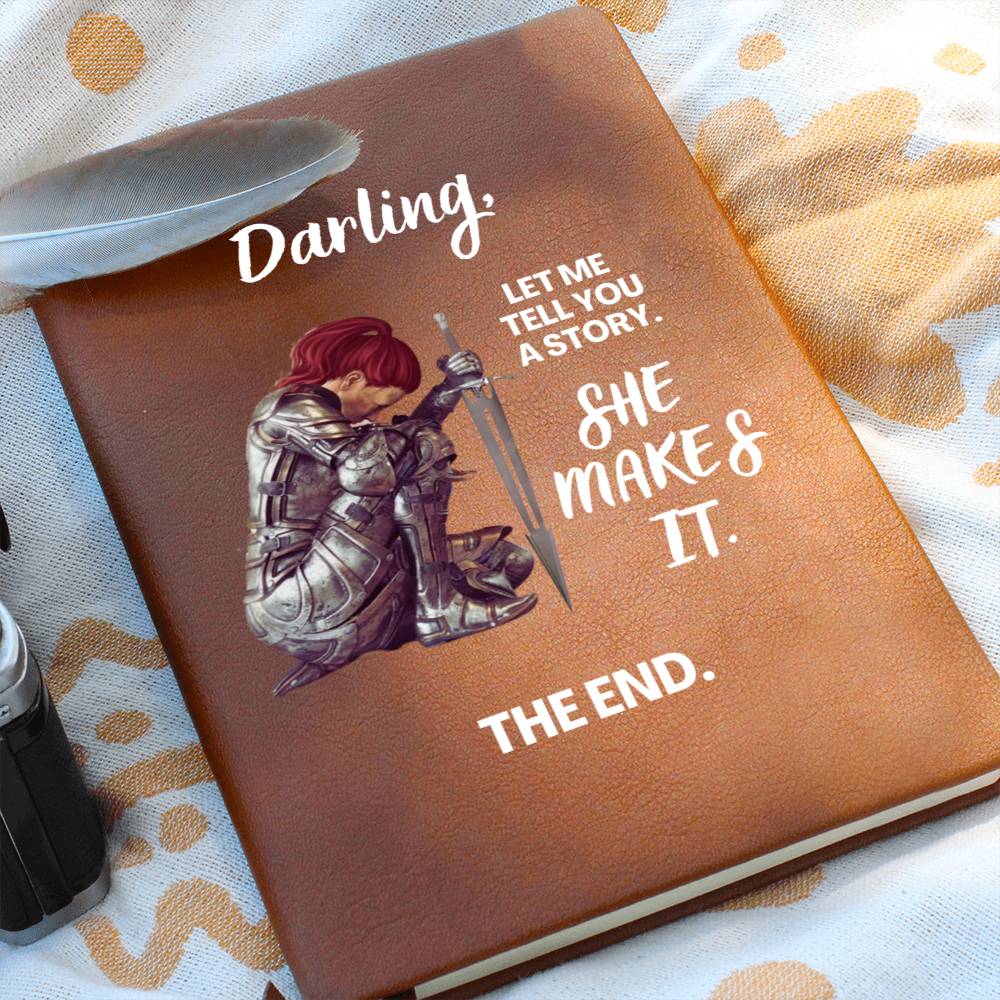 Darling "She Makes It" Leather Journal