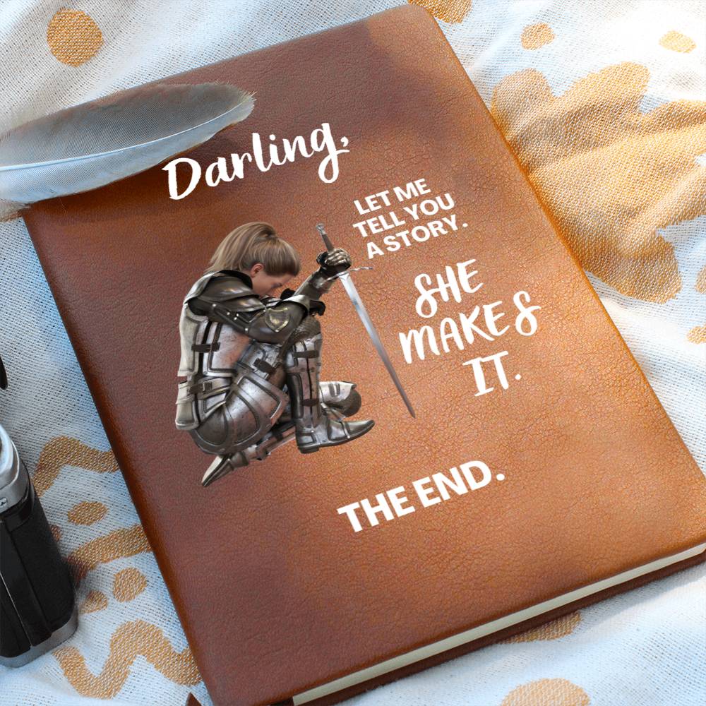 Darling "She Makes It" Leather Journal