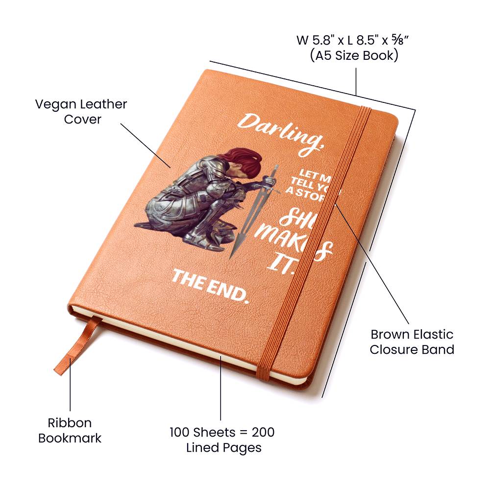 Darling "She Makes It" Leather Journal