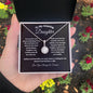 To My Amazing Daughter / Gift from Mom / Gift from Dad / Eternal Hope Necklace / Personalized Message Card