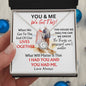 You & I We Got This / Gift for Wife / Eternal Hope Necklace / Personalized Message Card