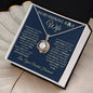To My Smoking Hot Wife / Best Thing / Eternal Hope Necklace / Personalized Message Card