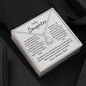 To My Daughter / Gift from Mom / Gift from Dad / Eternal Hope Necklace / Personalized Message Card