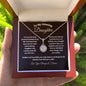 To My Amazing Daughter / Gift from Mom / Gift from Dad / Eternal Hope Necklace / Personalized Message Card