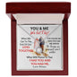 You & I We Got This / Gift for Wife / Eternal Hope Necklace / Personalized Message Card