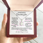 To My Precious Granddaughter / Eternal Hope Necklace / Personalized Message Card