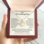 To My Granddaughter / Eternal Hope Necklace / Personalized Message Card