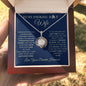 To My Smoking Hot Wife / Best Thing / Eternal Hope Necklace / Personalized Message Card