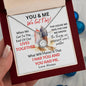 You & I We Got This / Gift for Wife / Eternal Hope Necklace / Personalized Message Card