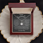 To My Soulmate / I Love You More / Eternal Hope Necklace / Personalized Message Card