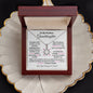 To My Precious Granddaughter / Eternal Hope Necklace / Personalized Message Card