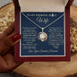 To My Smoking Hot Wife / Best Thing / Eternal Hope Necklace / Personalized Message Card