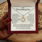 To My Granddaughter / Eternal Hope Necklace / Personalized Message Card