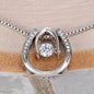 Graduation Gift for Her / Lucky in Love Necklace / Personalized Message Card