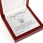 Graduation Gift for Her / Lucky in Love Necklace / Personalized Message Card