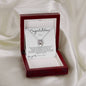 Graduation Gift for Her / Lucky in Love Necklace / Personalized Message Card