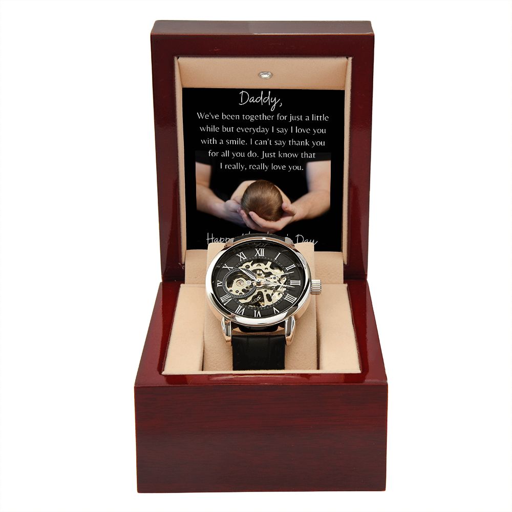 Happy 1st Father's Day / Openwork Watch