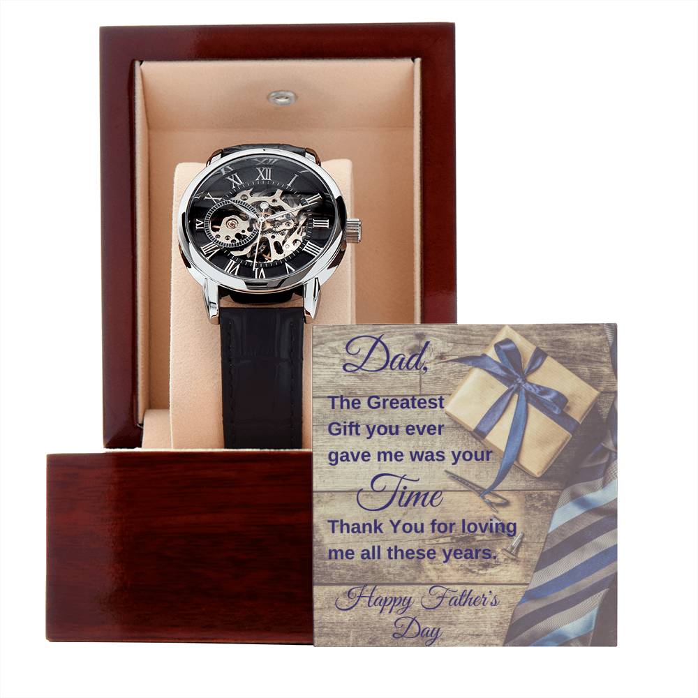 Happy Father's Day / Openwork Watch