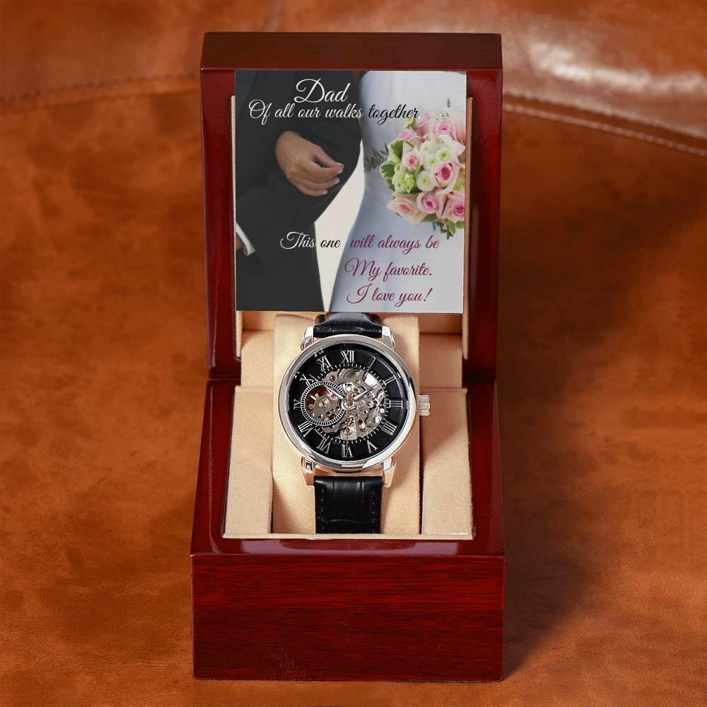 Father of the Bride / Favorite Walk / Openwork Watch