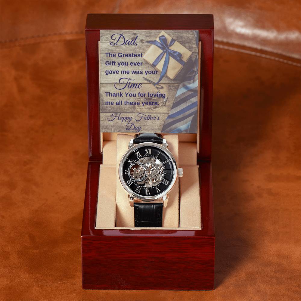 Happy Father's Day / Openwork Watch