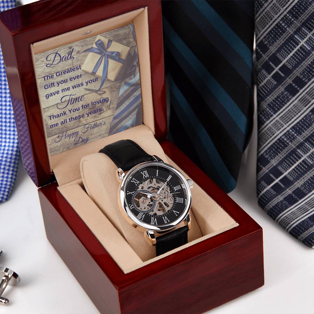 Happy Father's Day / Openwork Watch