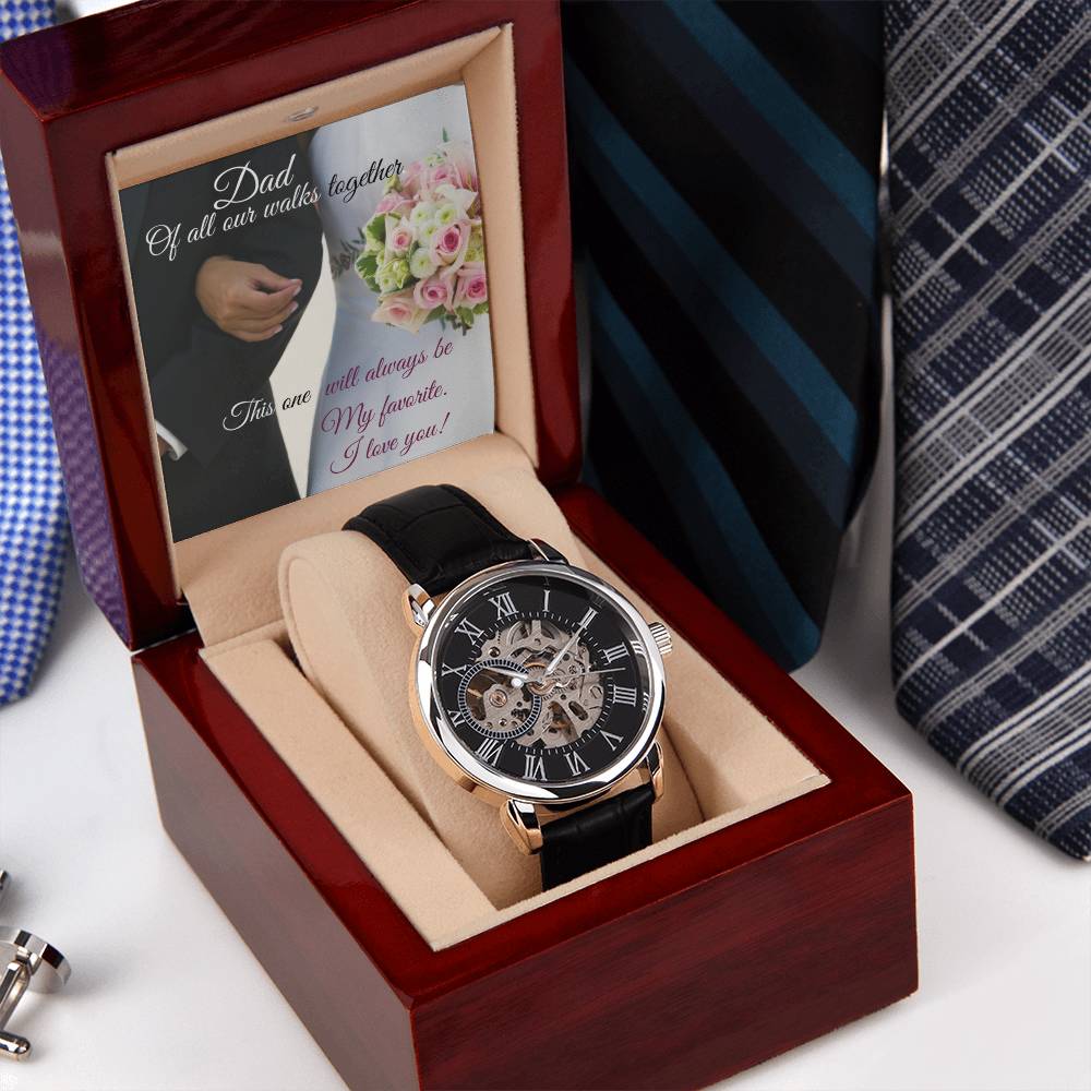 Father of the Bride / Favorite Walk / Openwork Watch